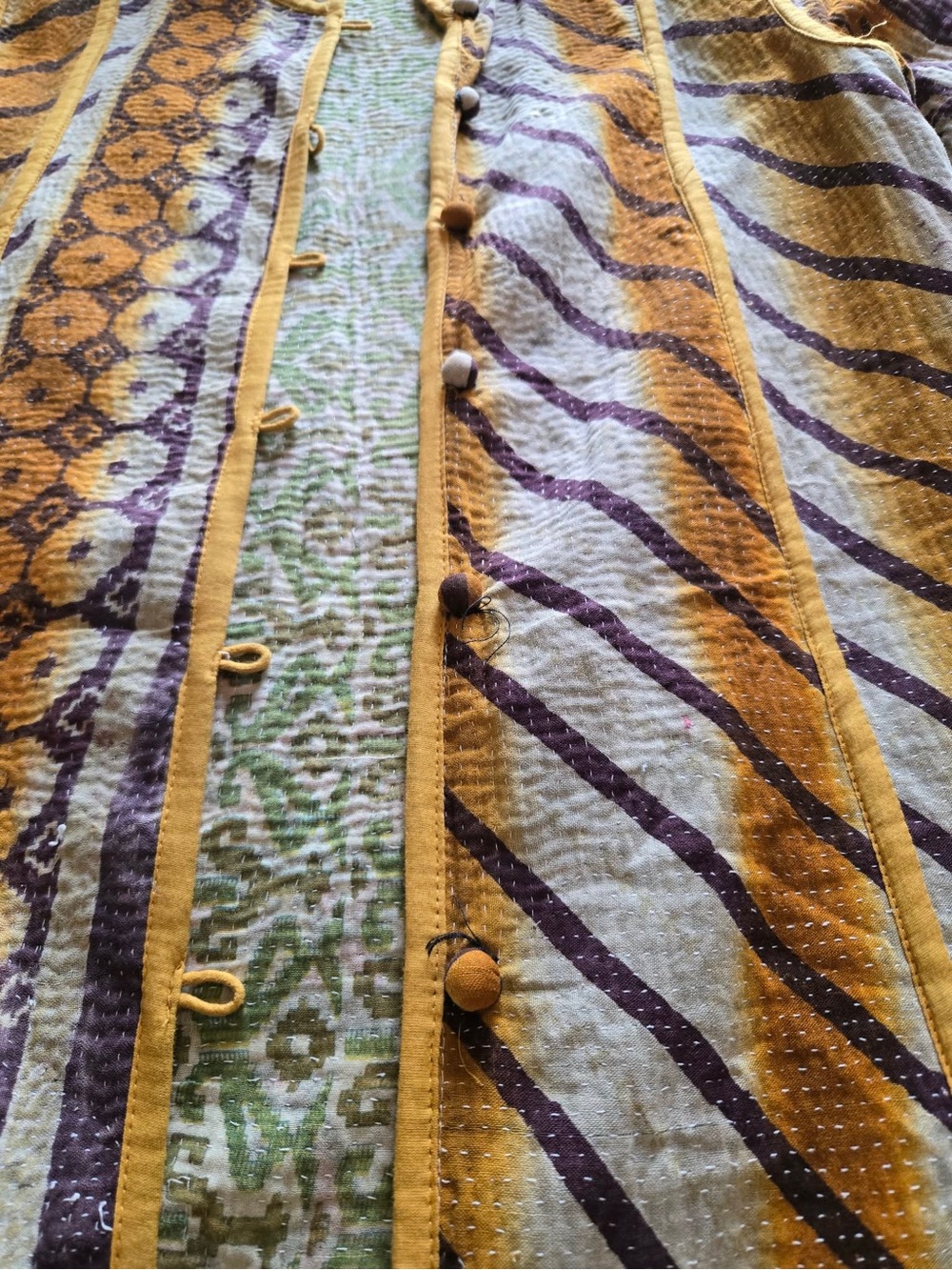 Rapsodia Kantha Jacket Size S/M Unique ~ Made in Argentina by Josefina Helguera - Picture 2 of 10